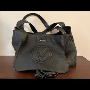 Valentino black leather bag